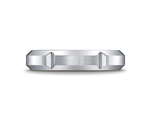 Cobaltchrome 5mm Vertical Grooved Wedding Ring
